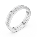 0.42 Carat - 3.63 mm Fine Moissanite Band