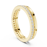 0.42 Carat - 3.63 mm Fine Moissanite Band