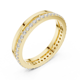 0.42 Carat - 3.63 mm Fine Moissanite Band