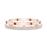 0.42 Carat - 3.63 mm Fine Moissanite Band