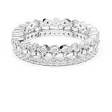 0.67 Carat - 4.4 mm round cut moissanite band