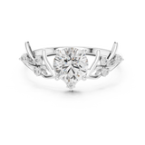 1 Carat Desginer Round Cut Moissanite Ring