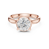 1.5 Carat Luxury Round Cut Moissanite Ring