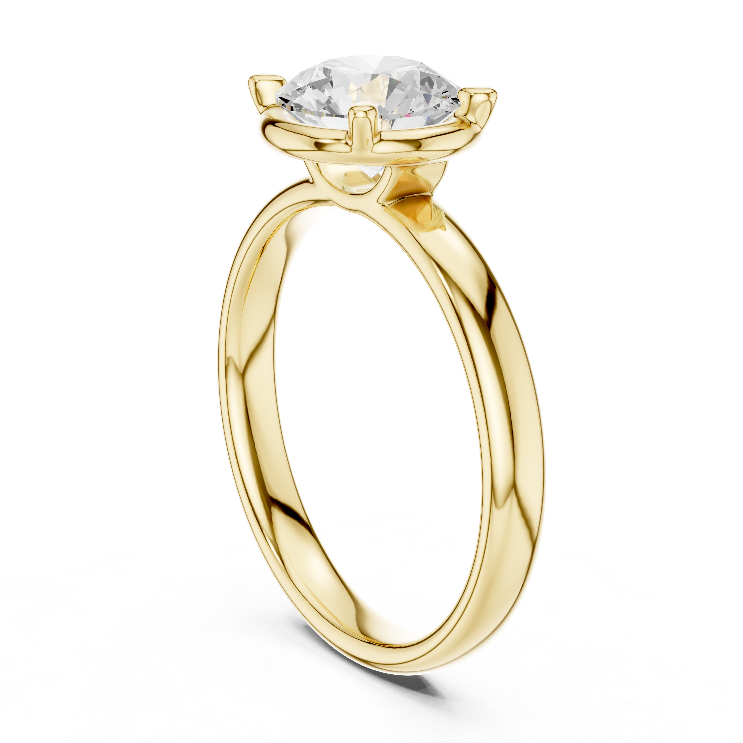 1.5 Carat Luxury Round Cut Moissanite Ring