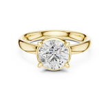 1.5 Carat Luxury Round Cut Moissanite Ring