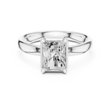 1.5 Carat Emerald Cut Moissanite Ring