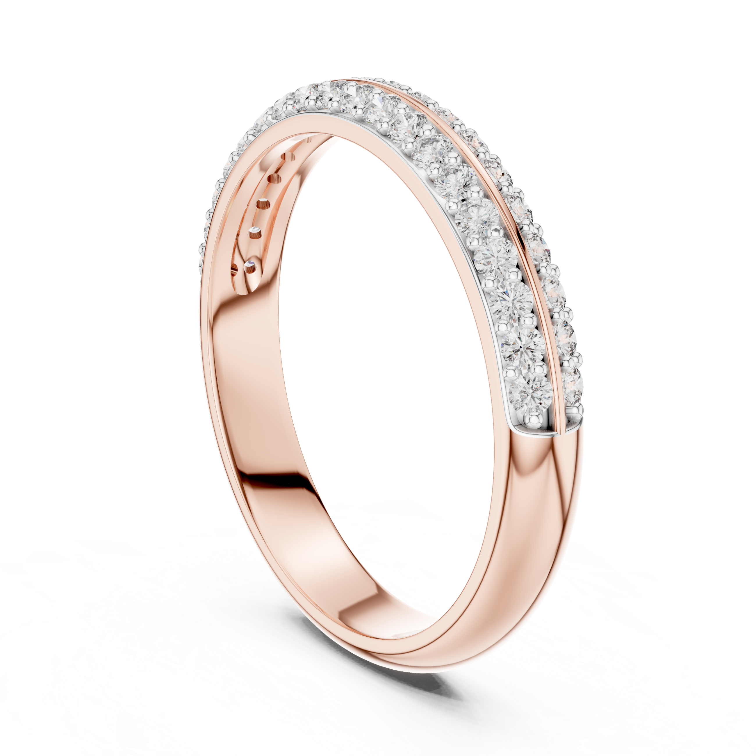 3 mm Luxury Moissanite Band