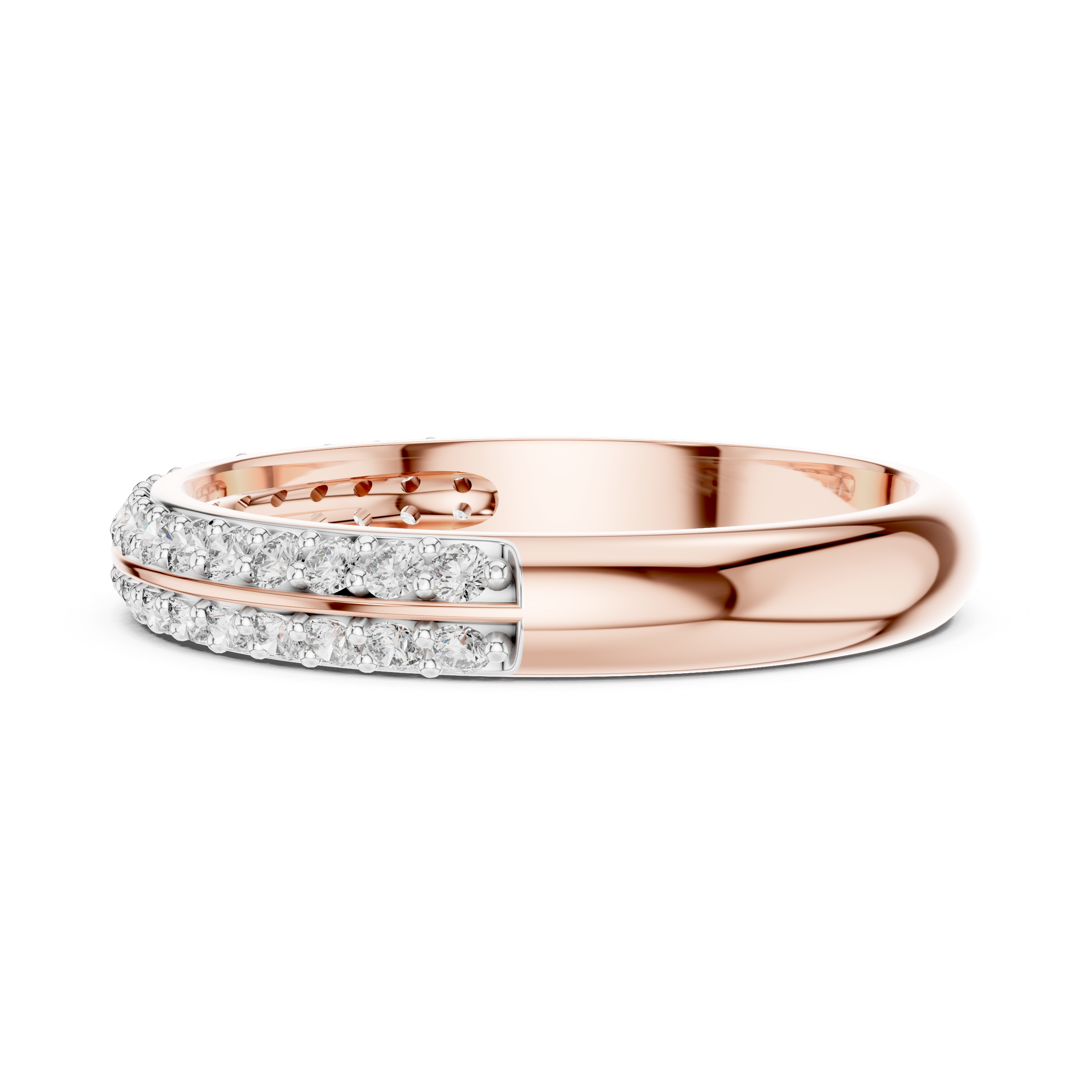 3 mm Luxury Moissanite Band