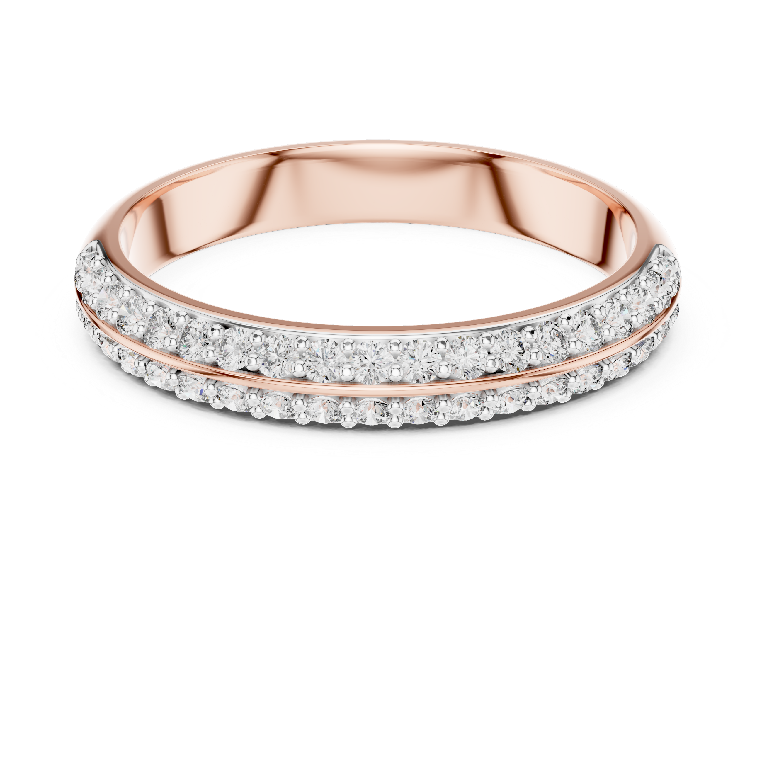 3 mm Luxury Moissanite Band