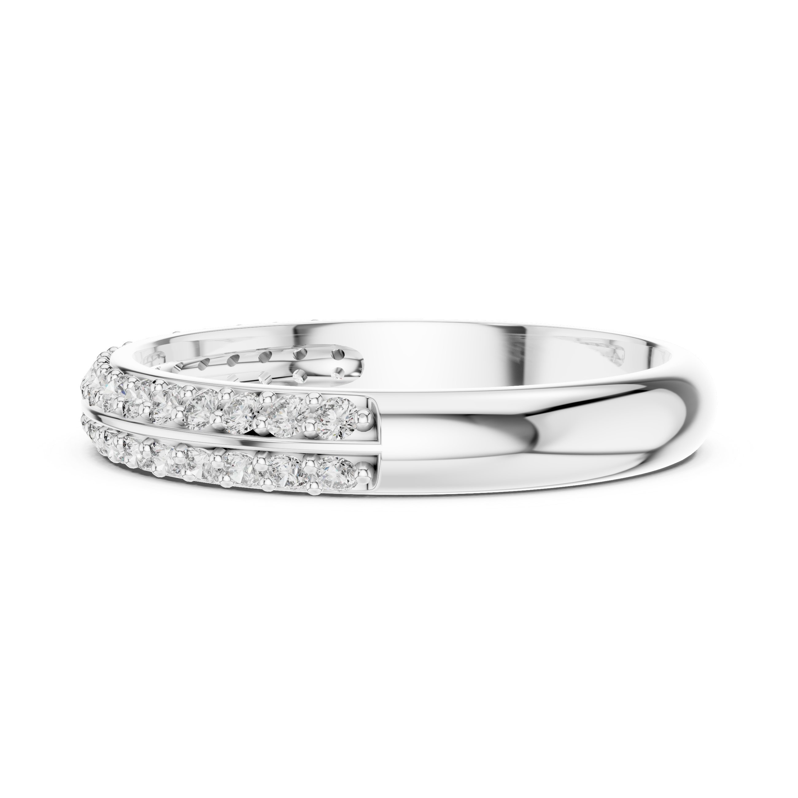 3 mm Luxury Moissanite Band