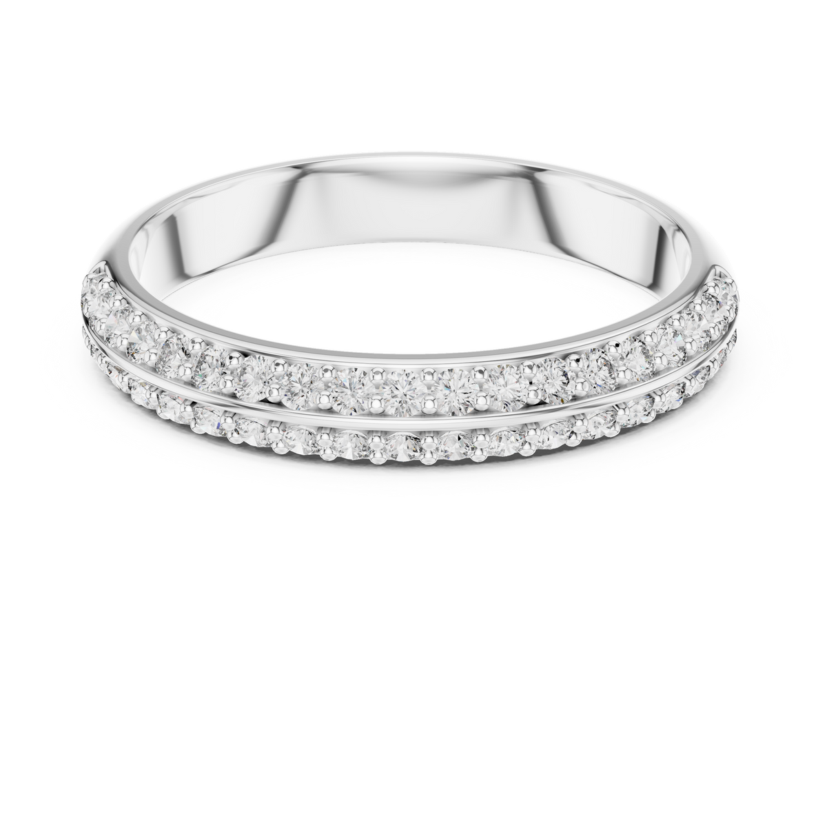 3 mm Luxury Moissanite Band