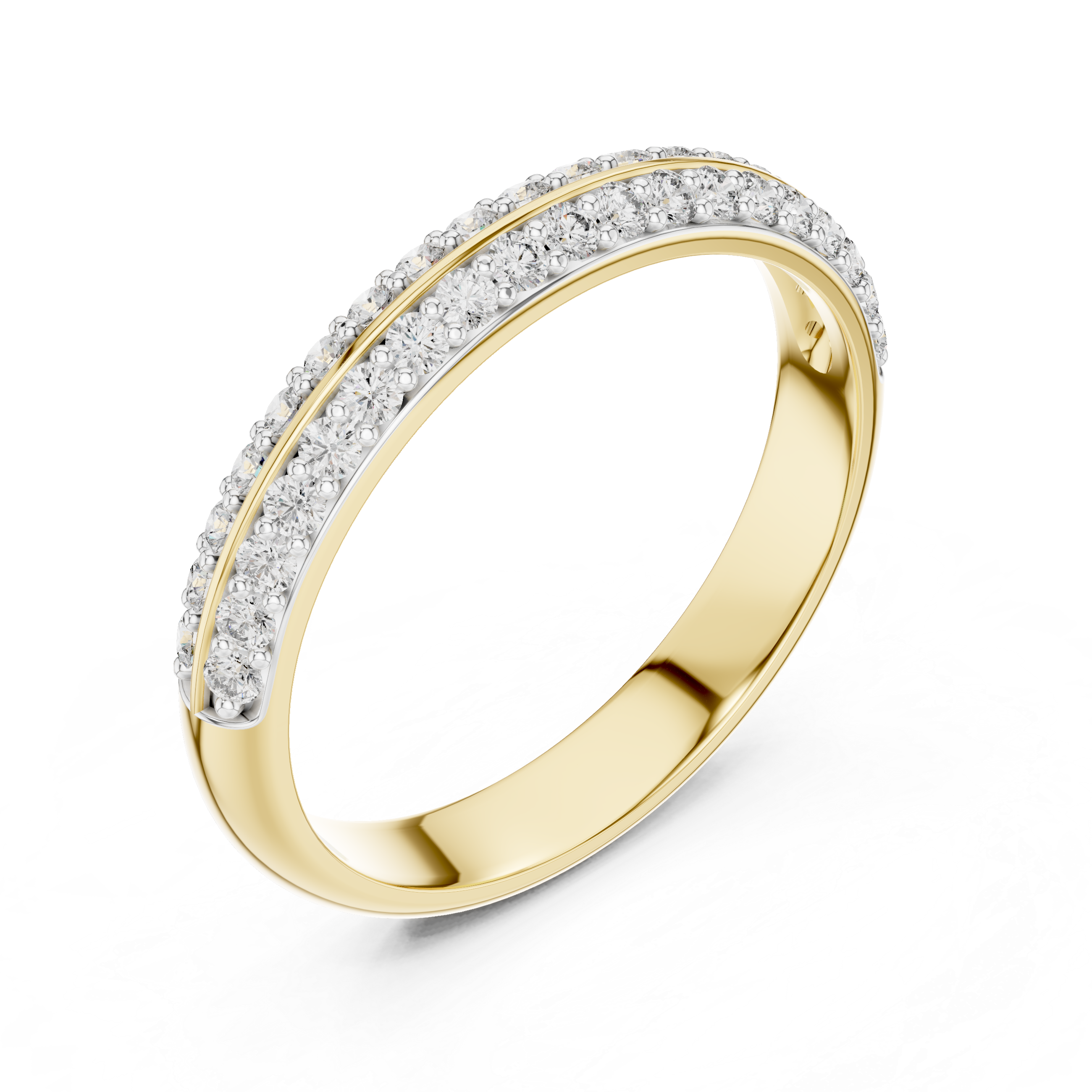 3 mm Luxury Moissanite Band