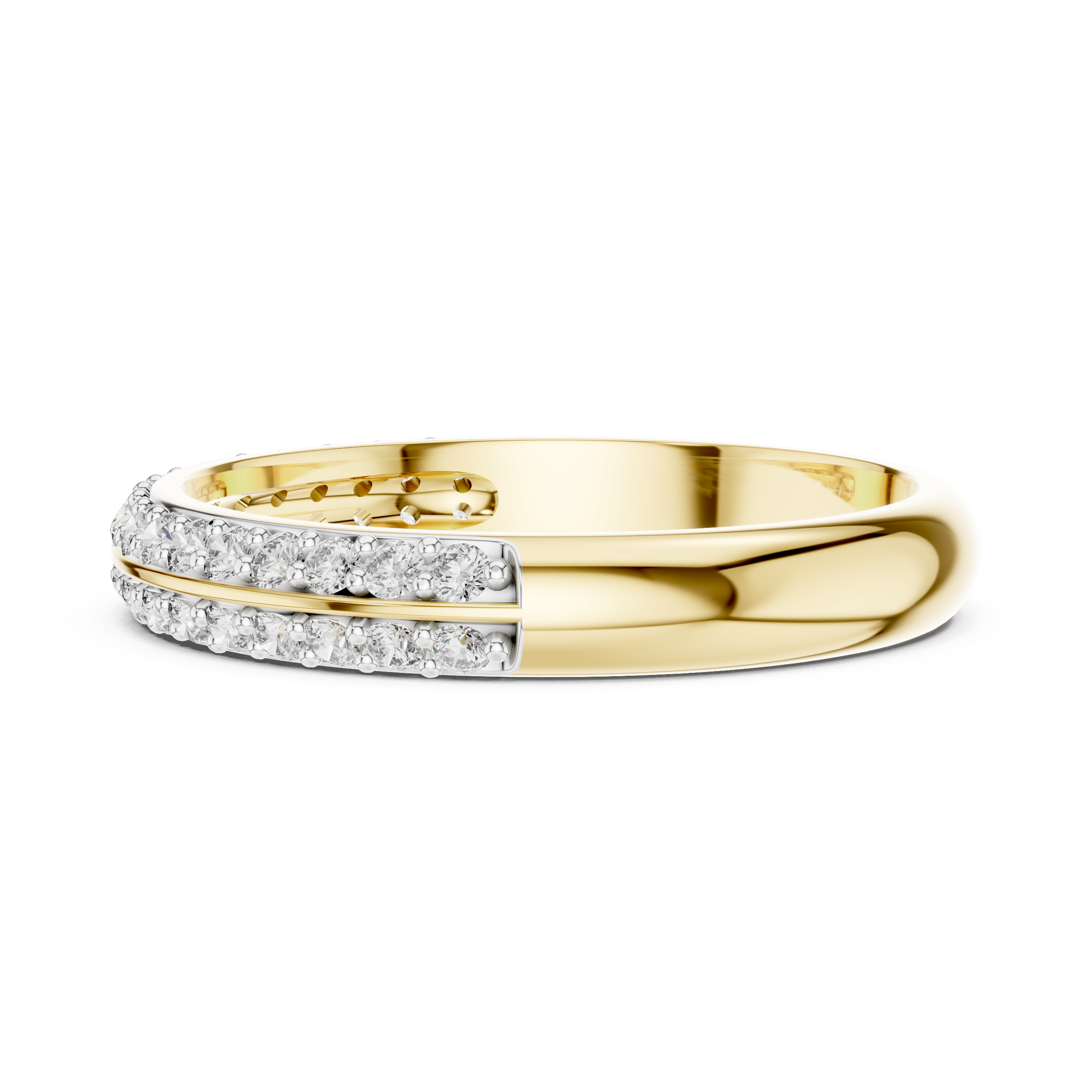 3 mm Luxury Moissanite Band