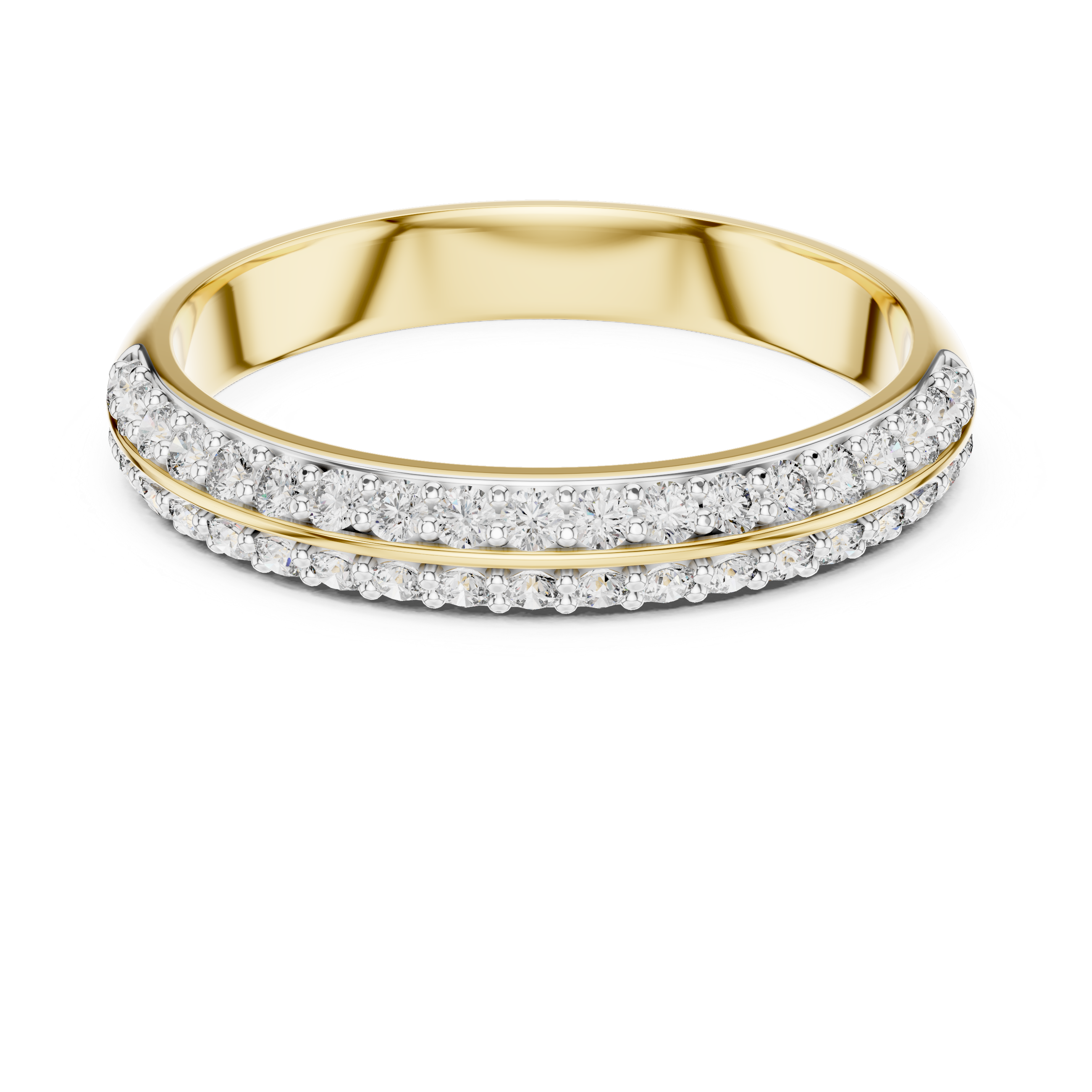 3 mm Luxury Moissanite Band