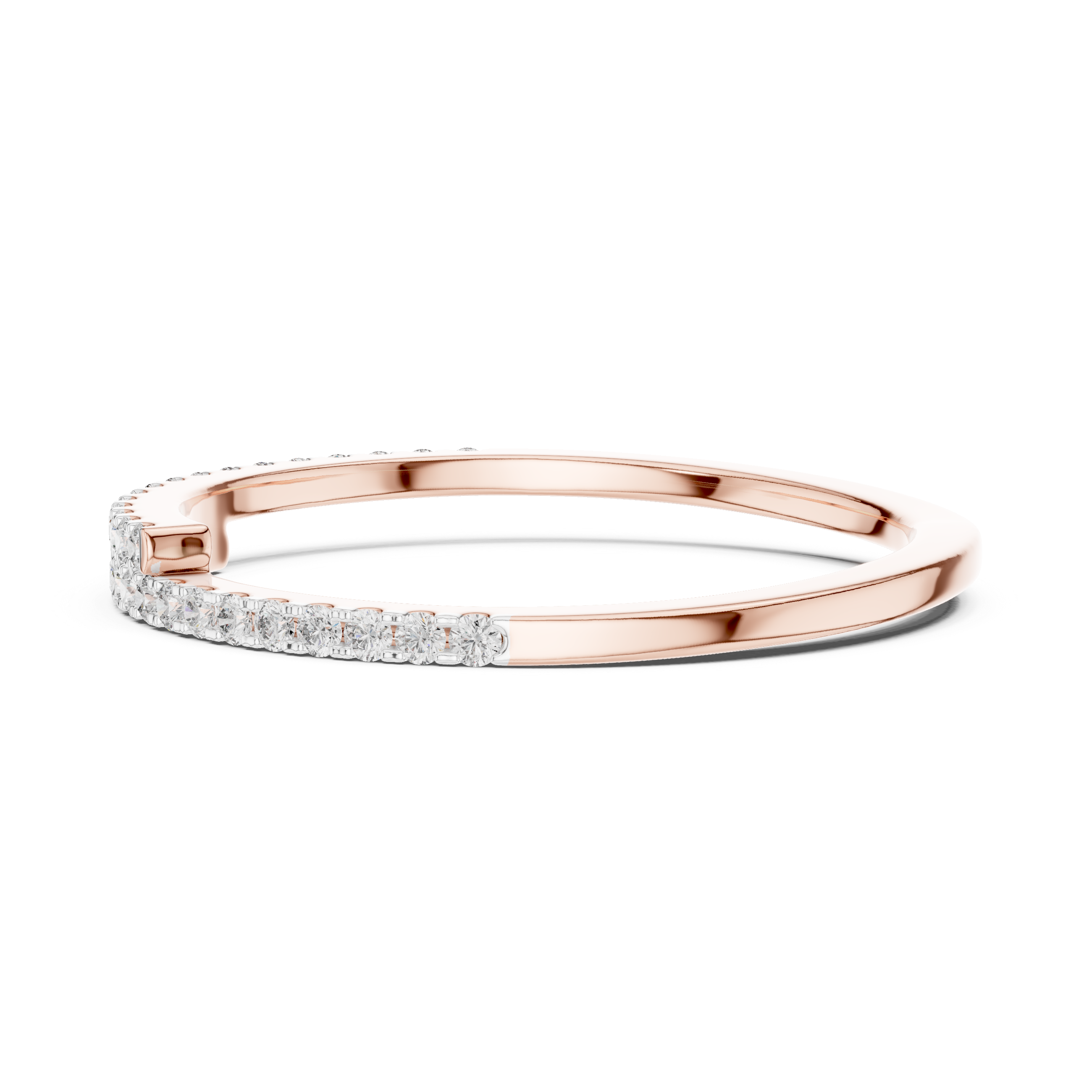 1.5 mm Elegant Moissanite Band