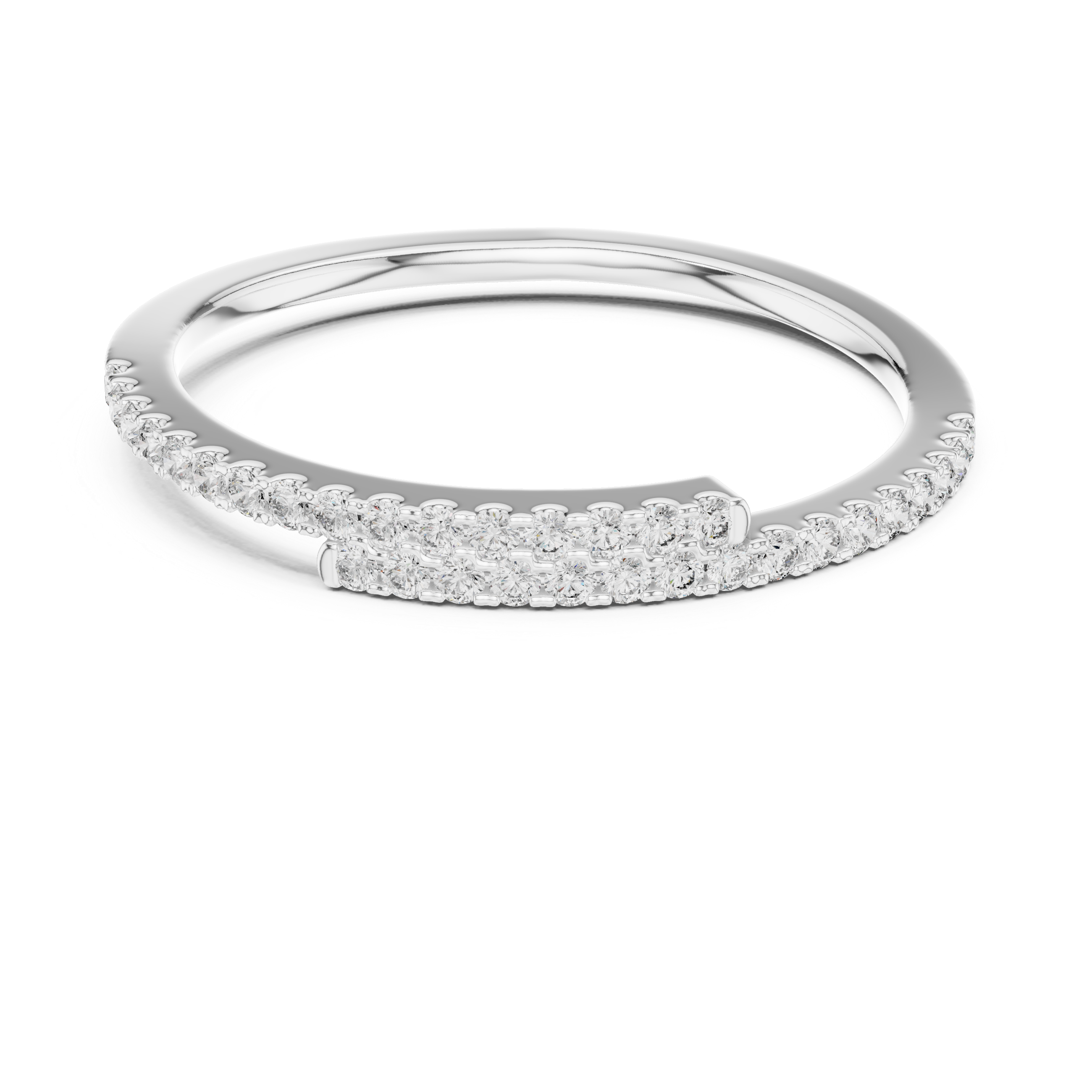 1.5 mm Elegant Moissanite Band