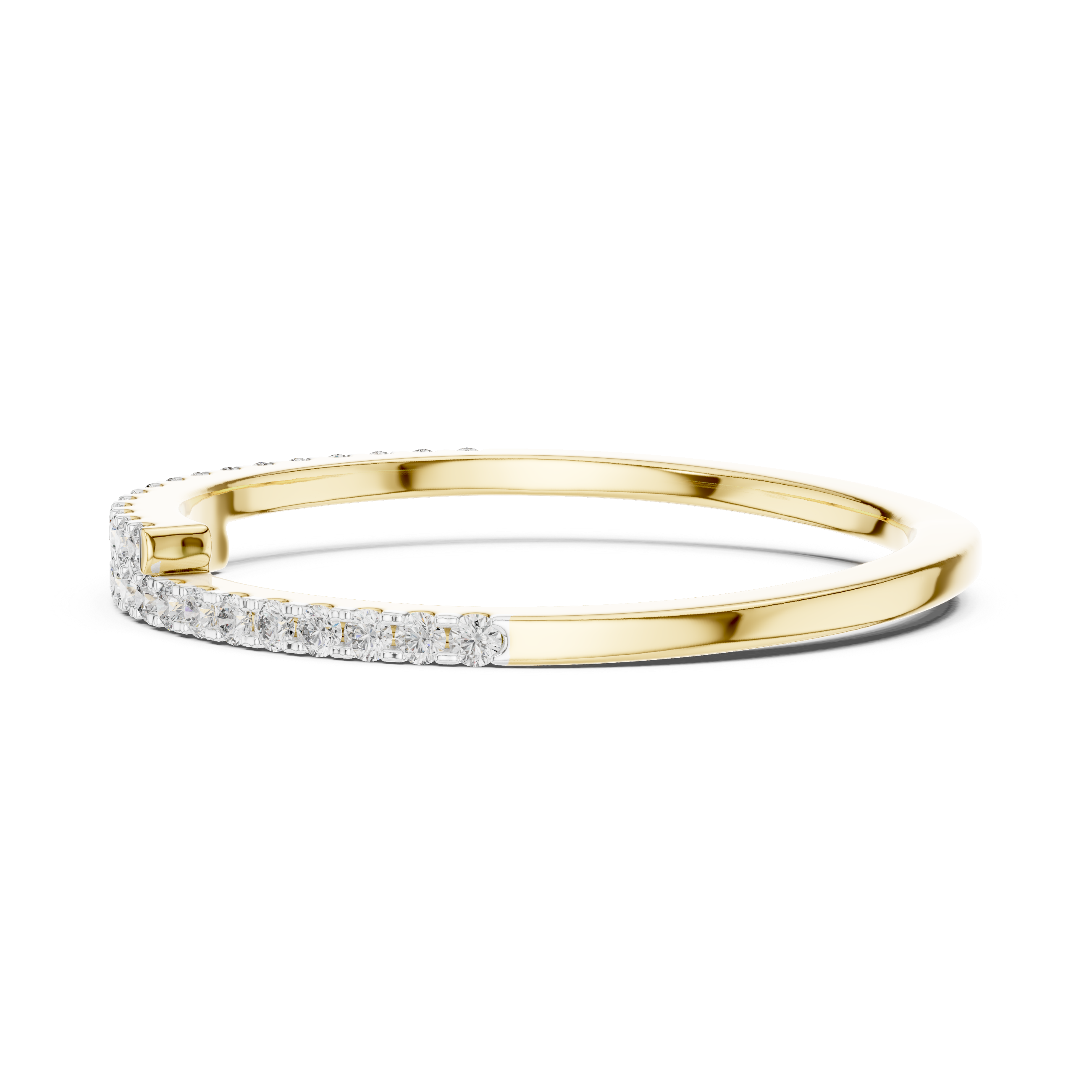 1.5 mm Elegant Moissanite Band
