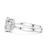 1.3 Carat Exquisite Oval Cut Moissanite Ring