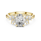 1.3 Carat Exquisite Oval Cut Moissanite Ring
