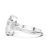 3.3 Carat Pear Cut Moissanite Ring
