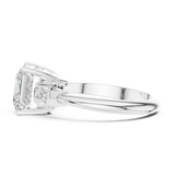 3.3 Carat Elegant Princess Cut Moissanite Ring