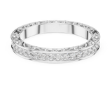 2.5 mm Vintage style Moissanite Band