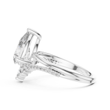 2.3 Carat Designer Pear Cut Moissanite Ring
