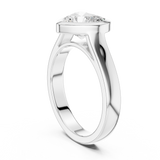 2 Carat Romantic Heart Cut Moissanite Ring