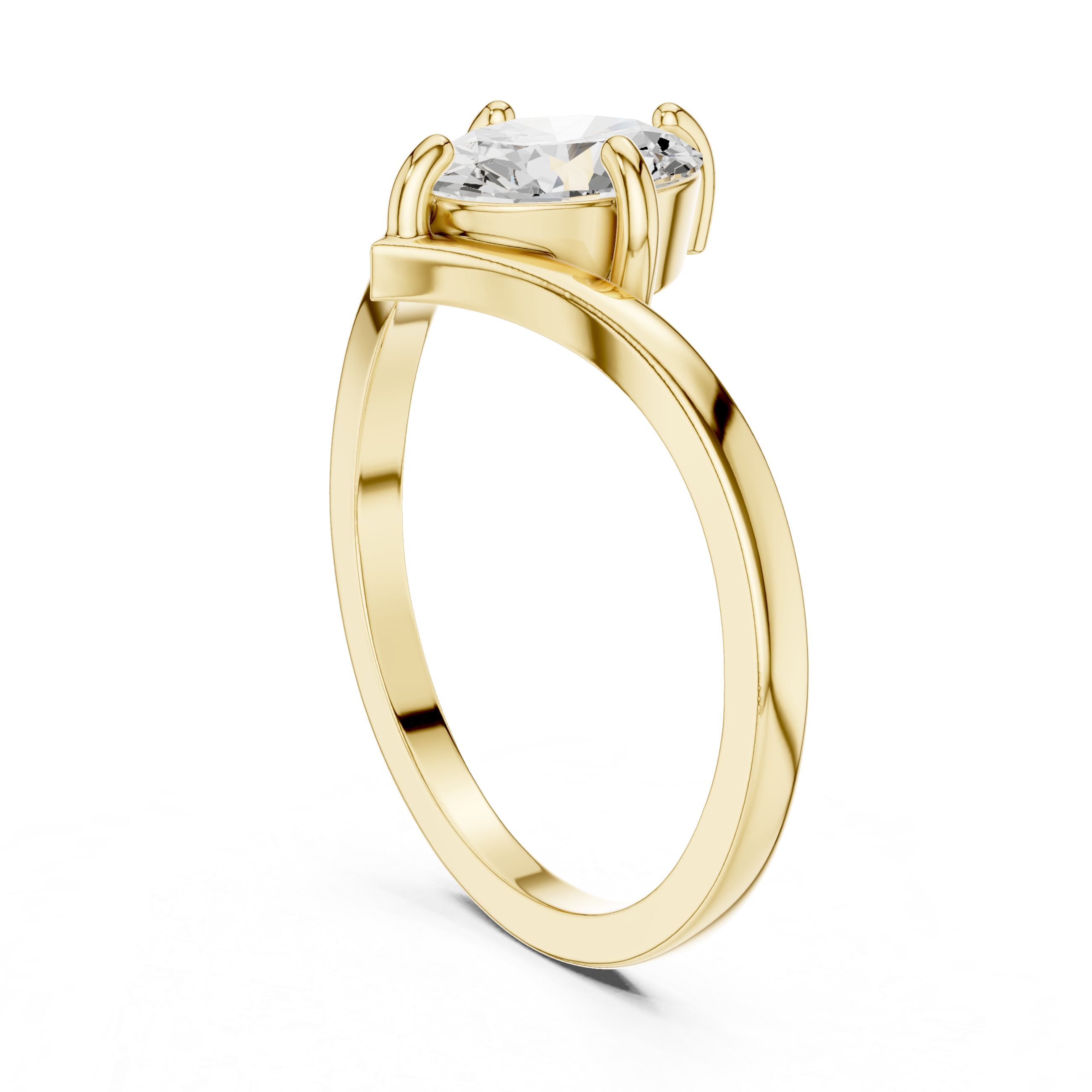 1 Carat Oval Exquisite Moissanite Ring