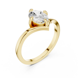 1 Carat Oval Exquisite Moissanite Ring