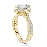 3.1 Carat Royal Pear Cut Moissanite Ring