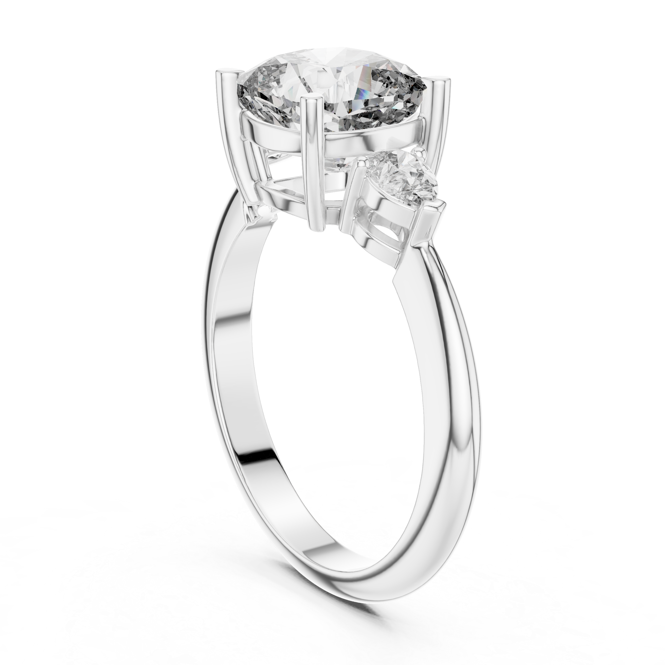 2.7 Carat Prime Cushion Cut Moissanite Ring