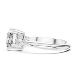 2.7 Carat Prime Cushion Cut Moissanite Ring