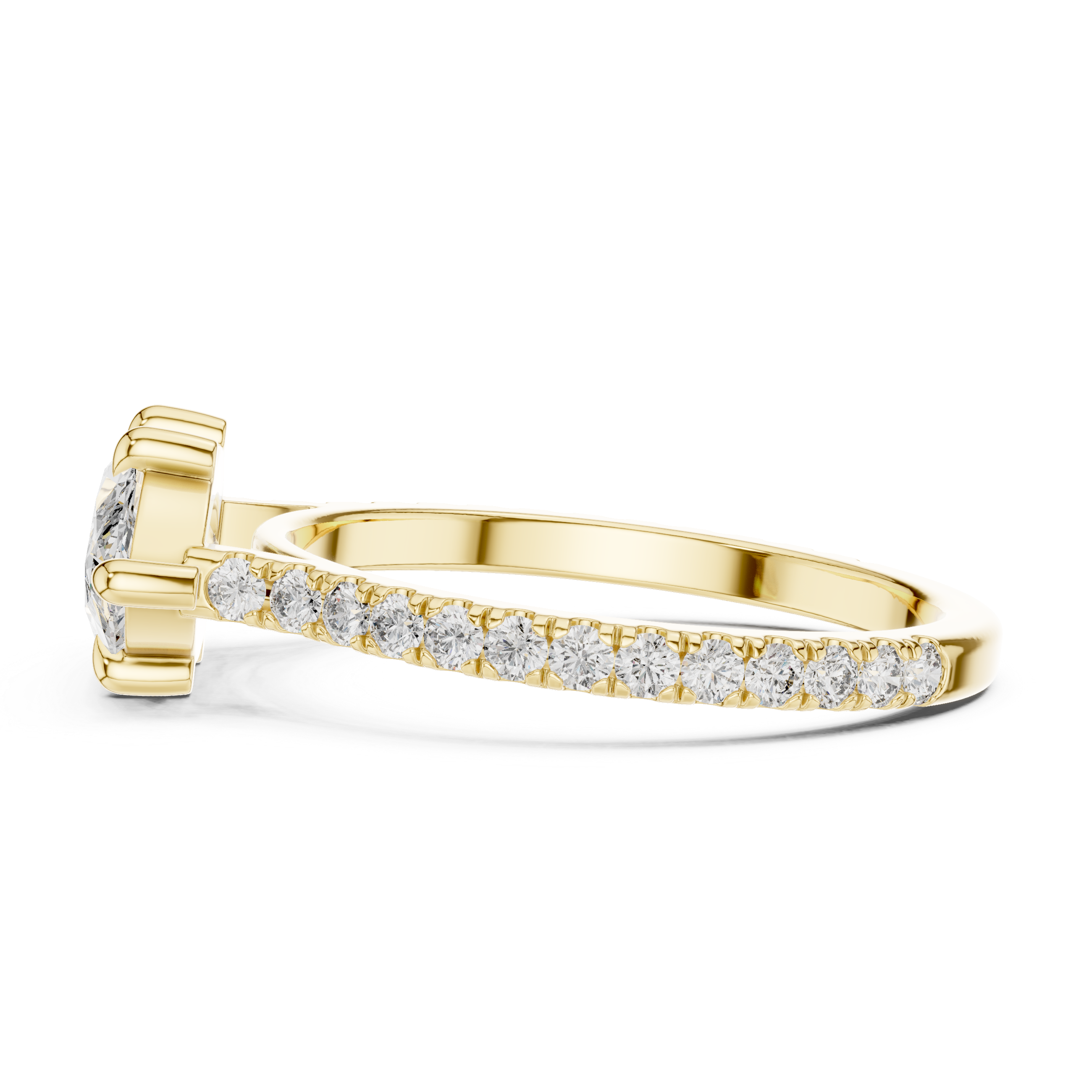 1.8 Carat Marquise Cut Moissanite Ring