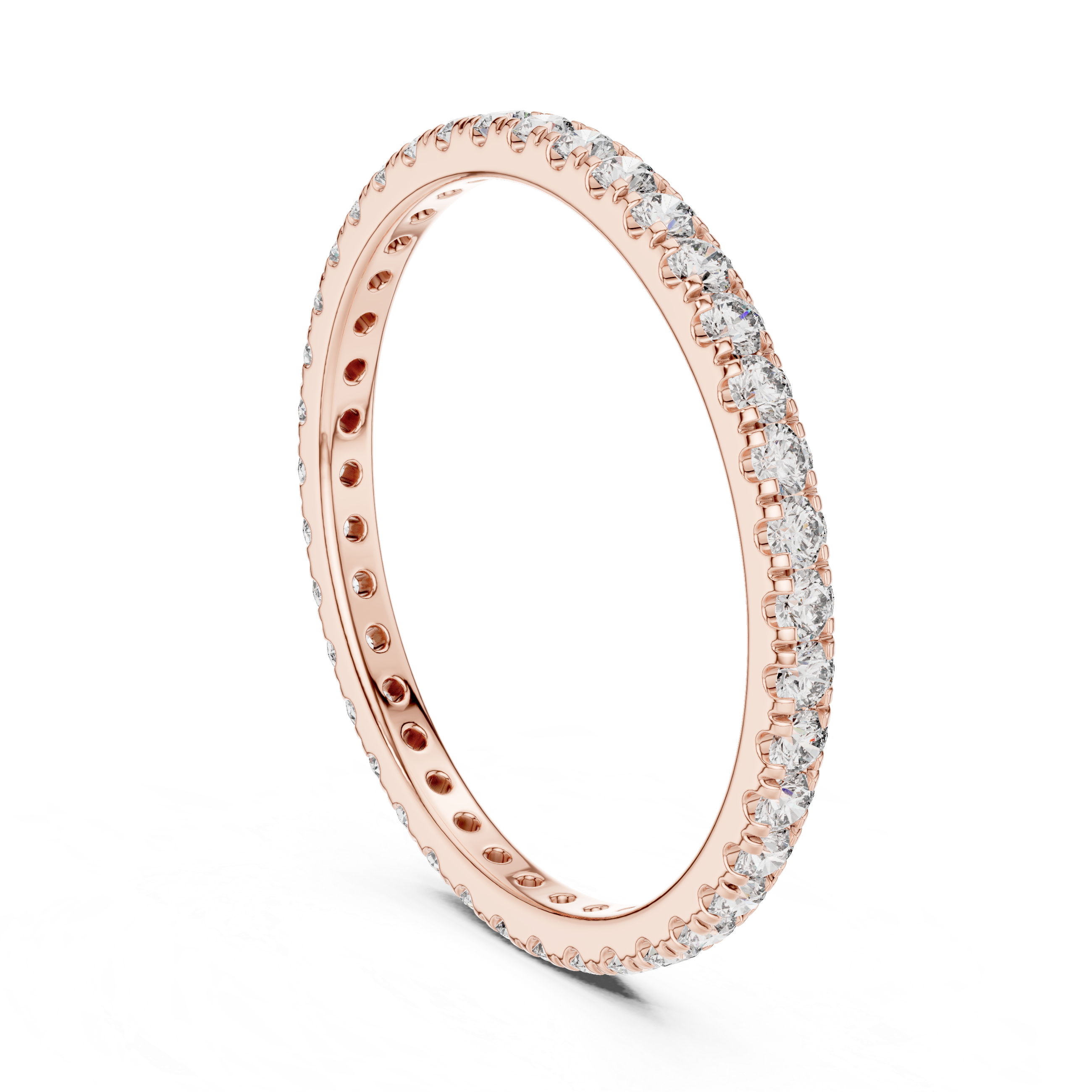 1.8 mm Elegant Moissanite Band