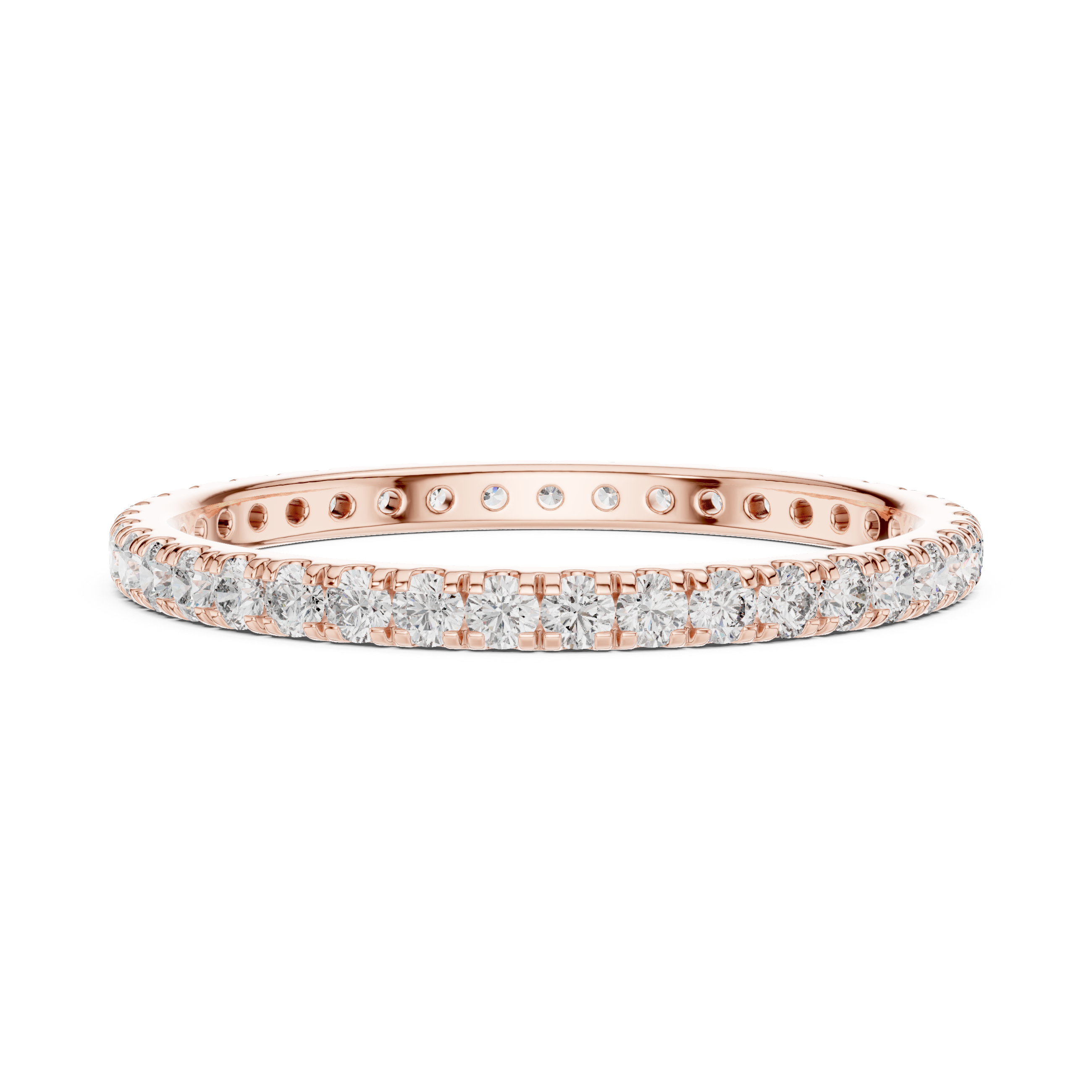 1.8 mm Elegant Moissanite Band