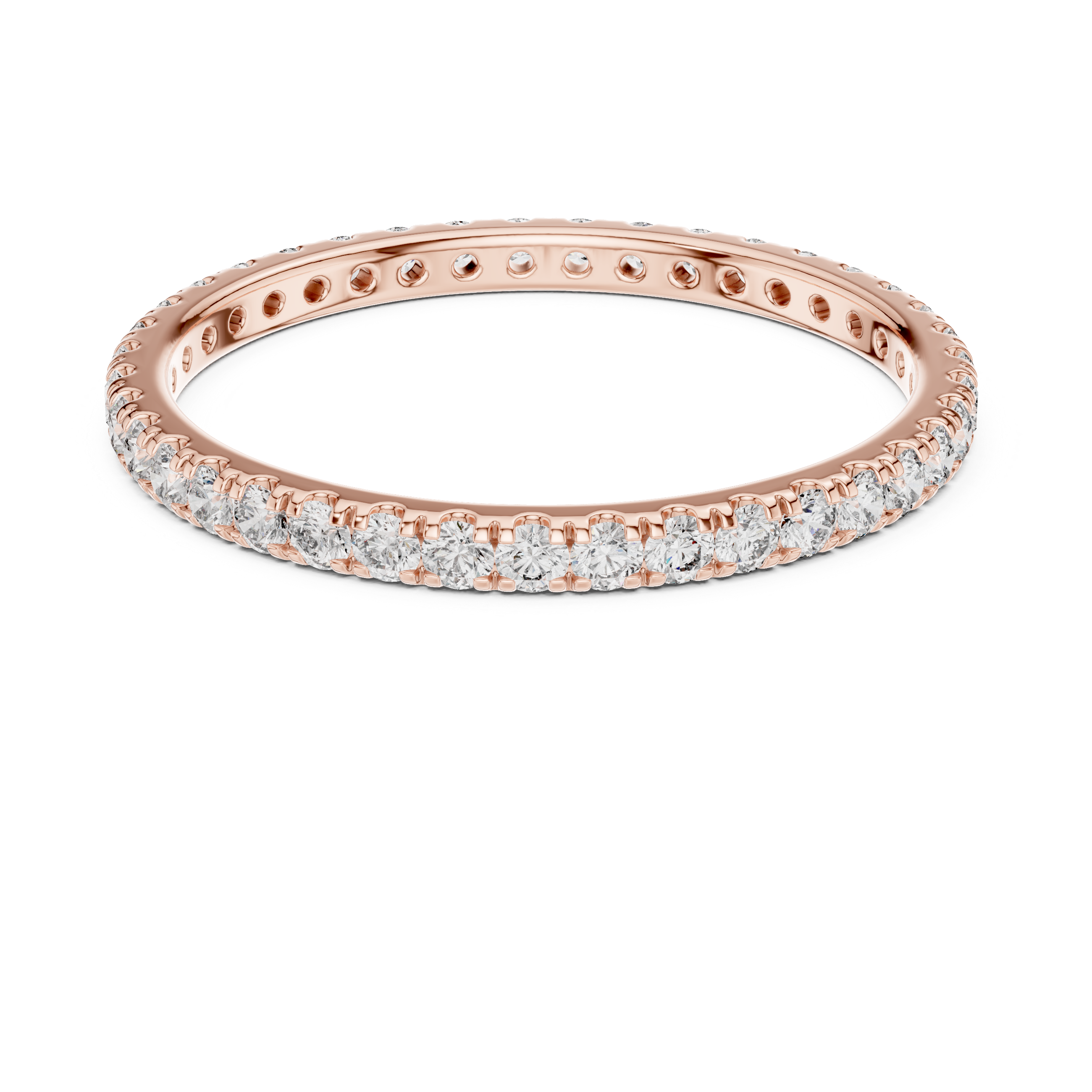 1.8 mm Elegant Moissanite Band
