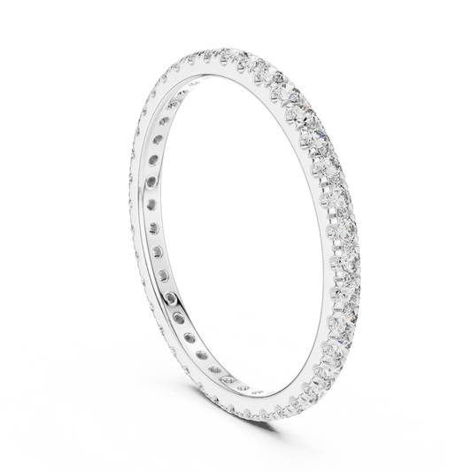 1.8 mm Elegant Moissanite Band