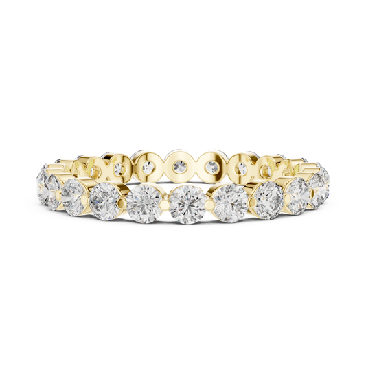1.3 Carat - 2.6 mm Moissanite Band