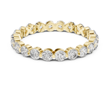 1.3 Carat - 2.6 mm Moissanite Band