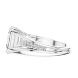 2.2 Carat Emerald Cut Moissanite Ring