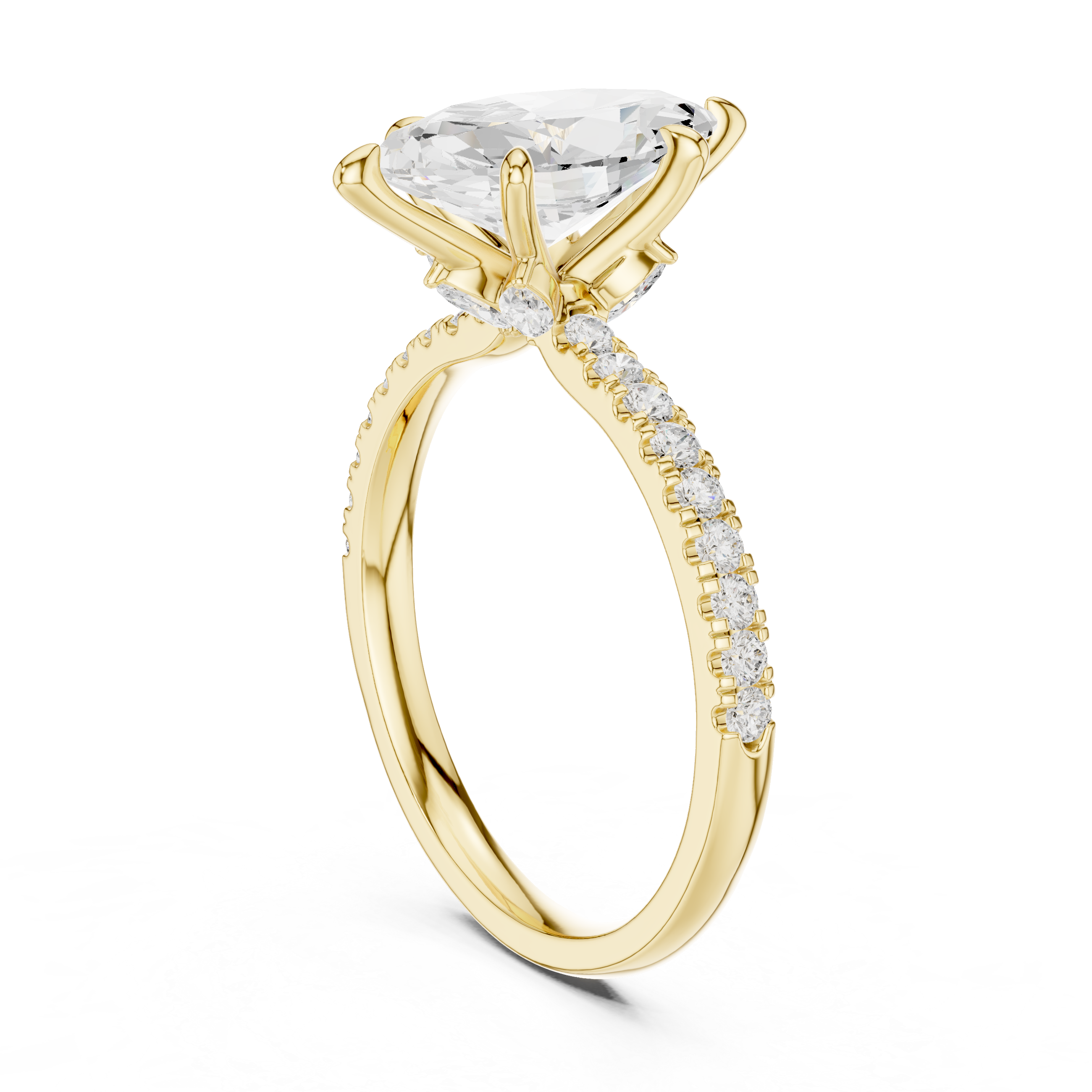 1.5 Carat Selena Gomez Inspired Marquise Cut Moissanite Ring