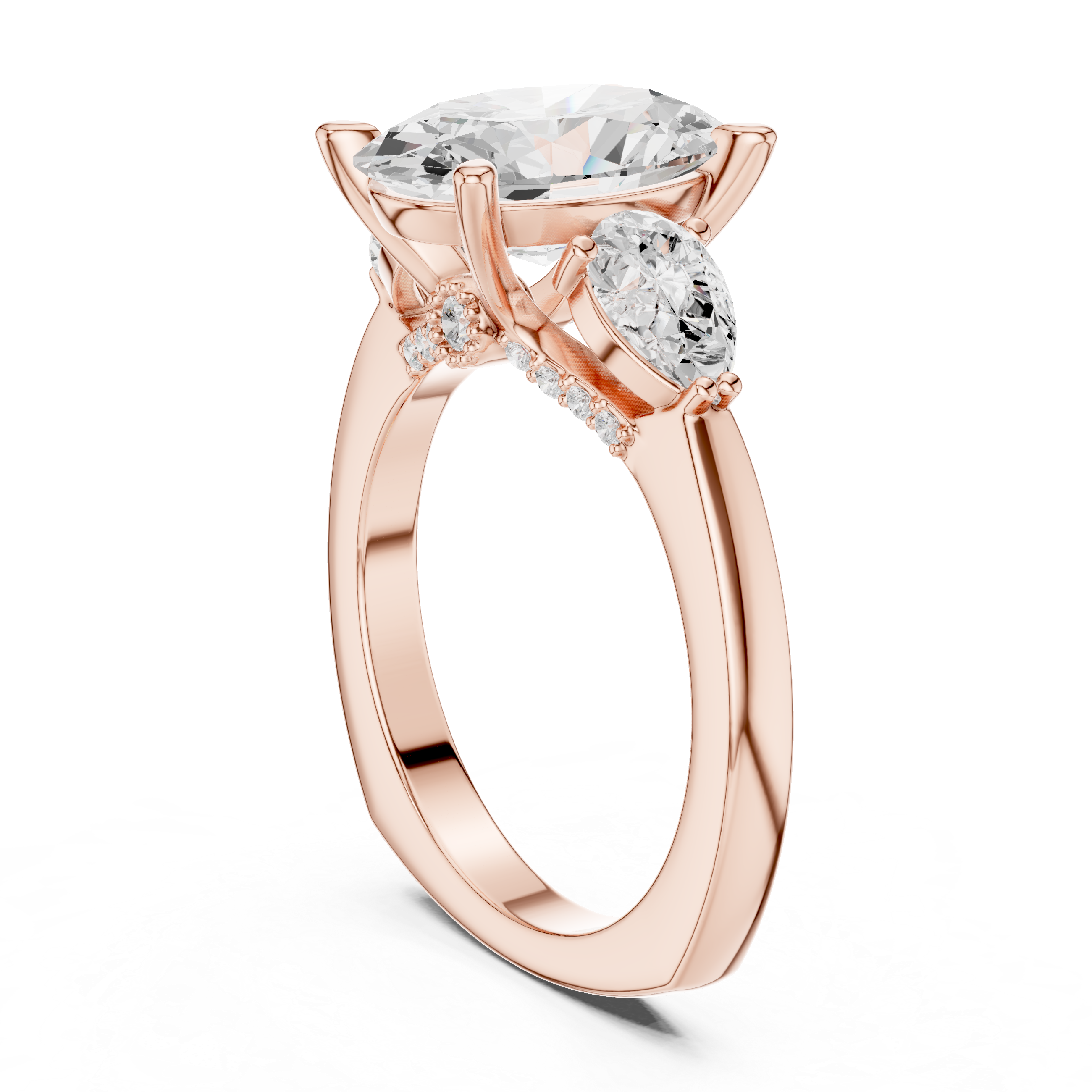 3.6 Carat Georgina Rodríguez Inspired Oval Cut Moissanite Ring