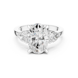 3.6 Carat Georgina Rodríguez Inspired Oval Cut Moissanite Ring
