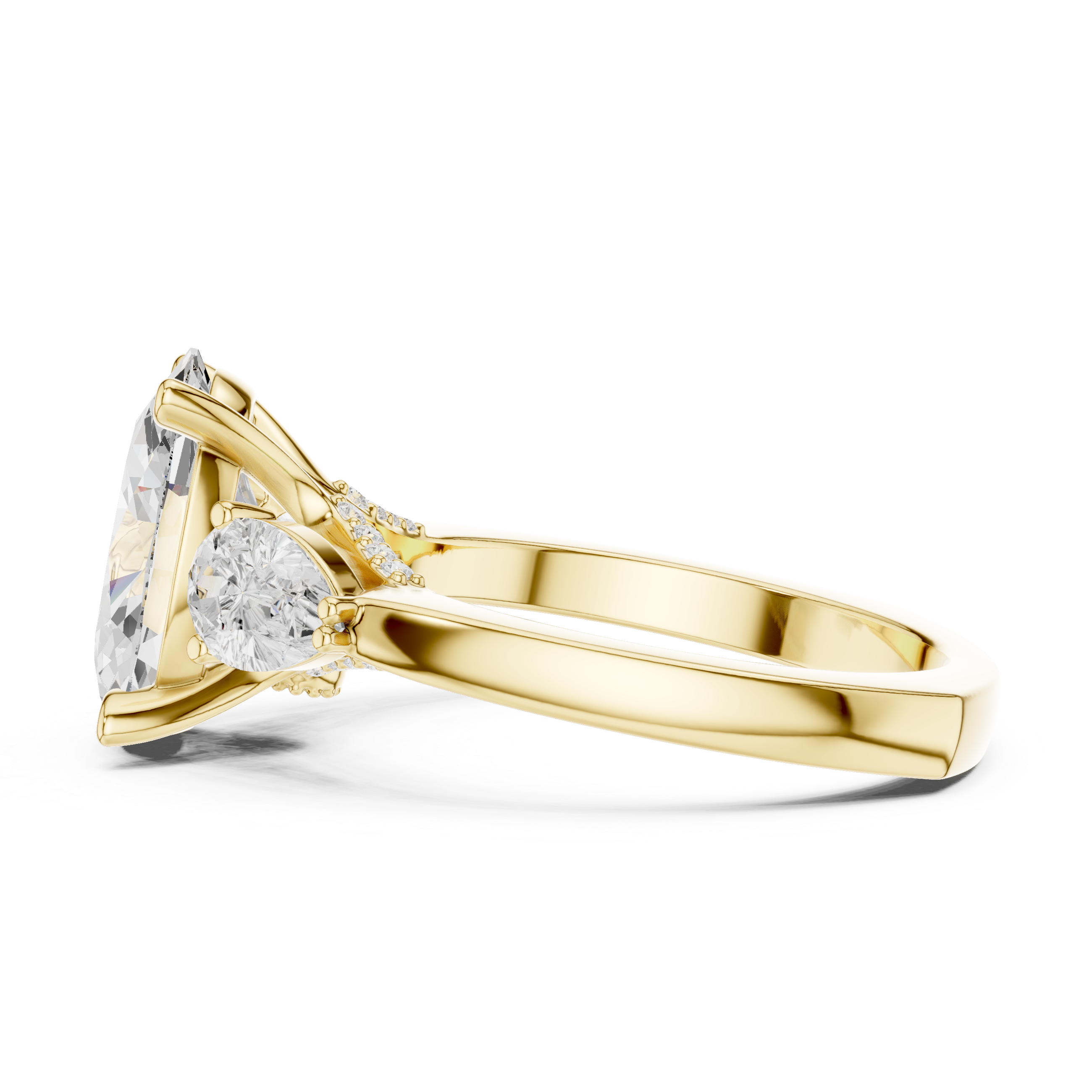 3.6 Carat Georgina Rodríguez Inspired Oval Cut Moissanite Ring