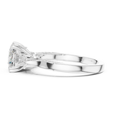 2.3 Carat Cushion Cut Moissanite Ring