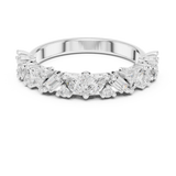2.45 mm Marquise cut Moissanite Band