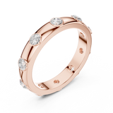 3.37 mm Cartier Inspired Moissanite Band