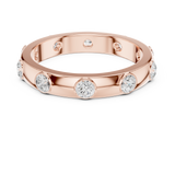 3.37 mm Cartier Inspired Moissanite Band
