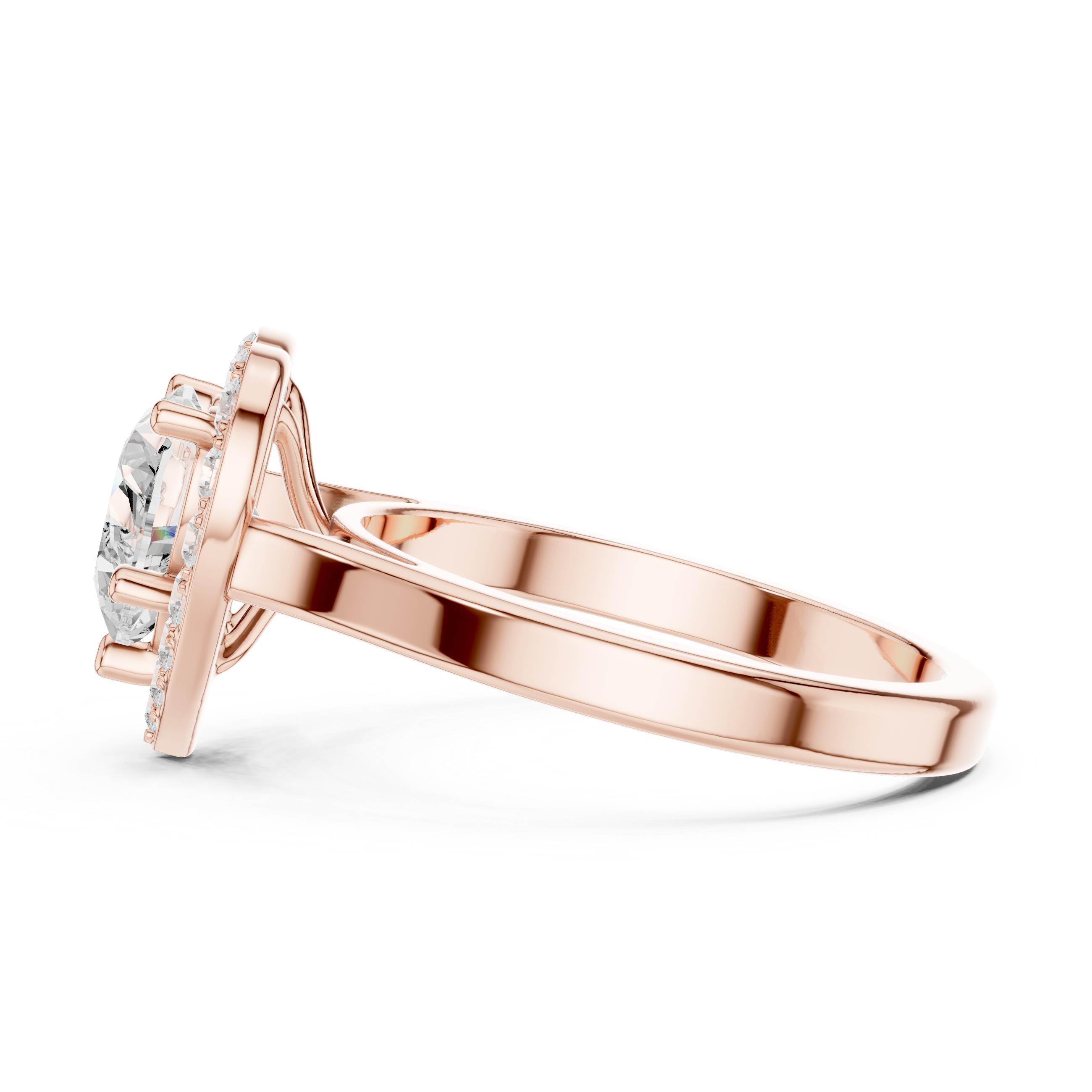 1.8 Carat Heart Cut Moissanite Ring